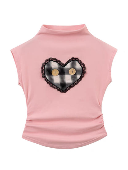 Women's Two Piece Outfits Sweetheart Neck Crop Top Bodycon Ruched Asymmetrical Ruffle Hem Mini Skirt Set